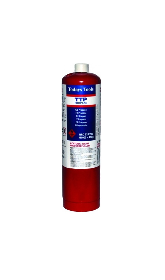 Propane Gas 400g red/blue Cylinder