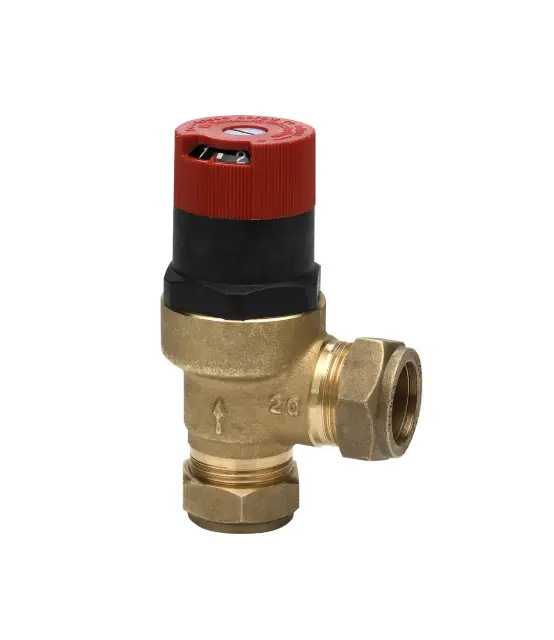 [11BBY22DU145H/W] ByPass Valve 22mm  Angle DU145
