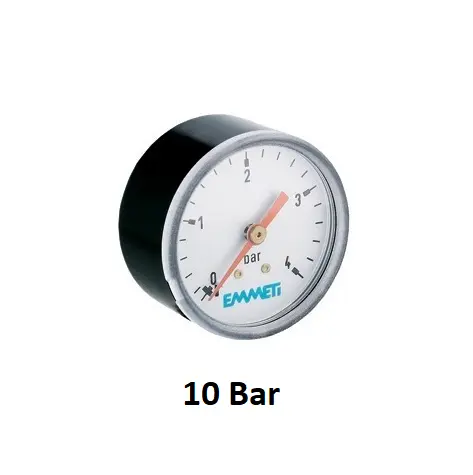 Pressure Gauge 10B 1/4" Back Inlet 00612442