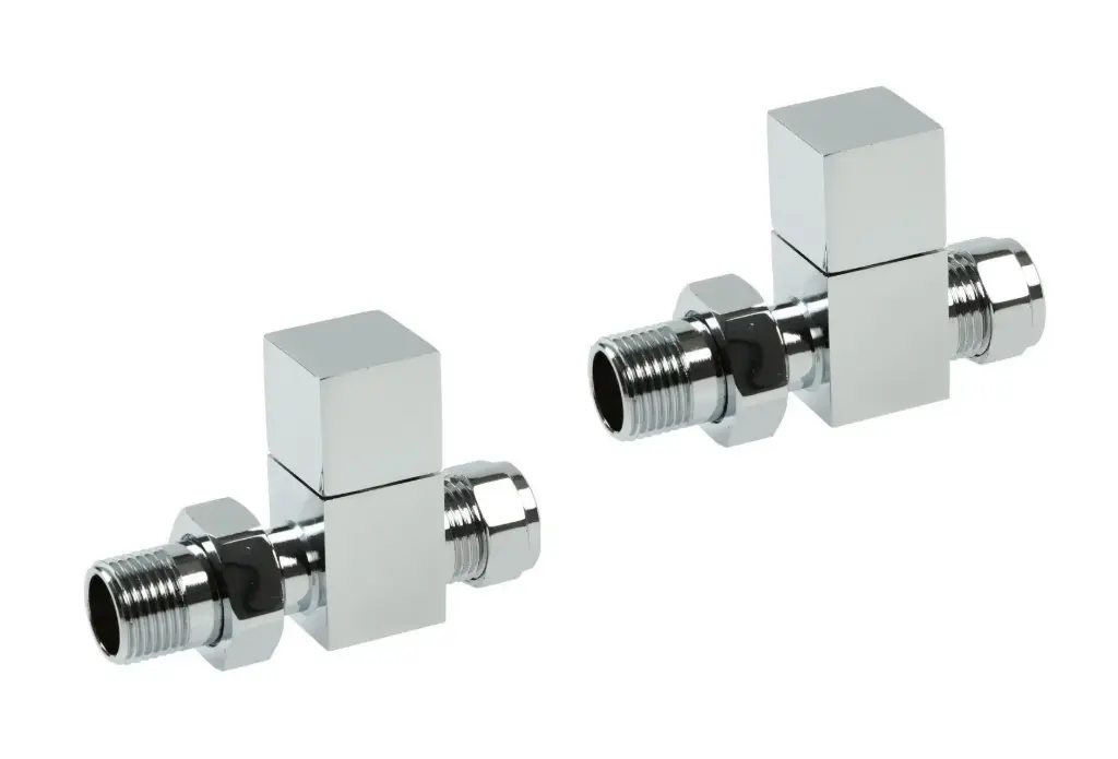 [11BRB.15SQS] Rad Valve Straight Pair SQ CHR RVSSQ