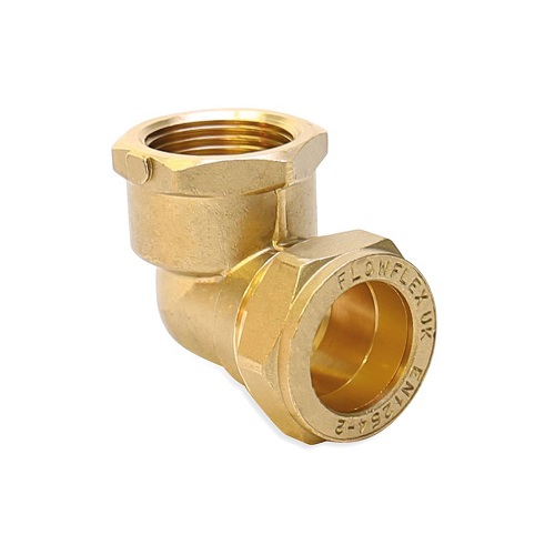 [11CB22NB] Compression 22 x 3/4" Female Iron Elbow