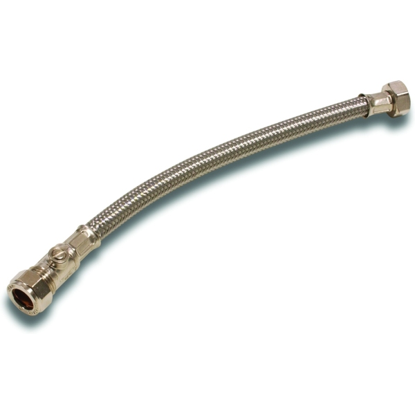Flexy 3/8 Fi x 15mm iso⧒300mm