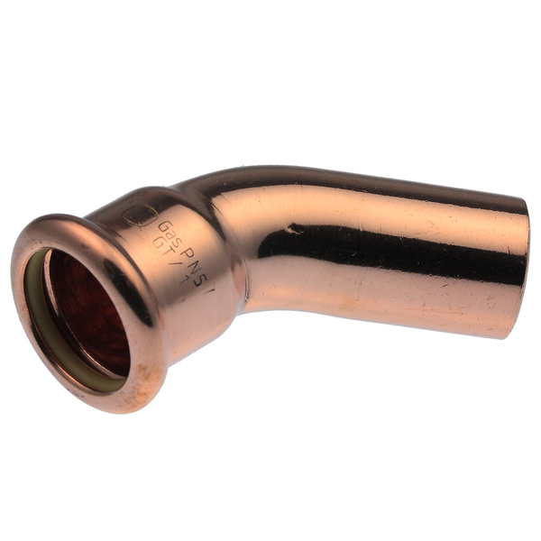 XPress Gas 22mm Spigot Elbow 45'