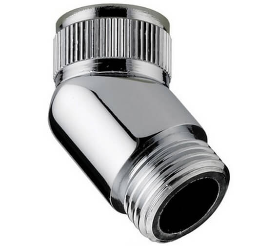 Shower Hose 45' Angled Connector CP