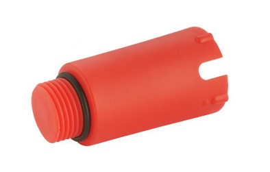 Test Plug PVC 1/2" Red
