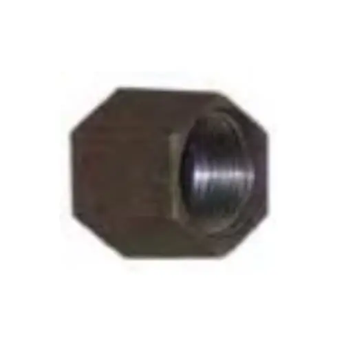 Black iron End Cap 1/4"