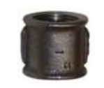 Black iron Coupler 1"