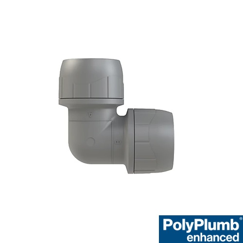 [11PP28B] PolyPlumb 28mm Elbow 90°