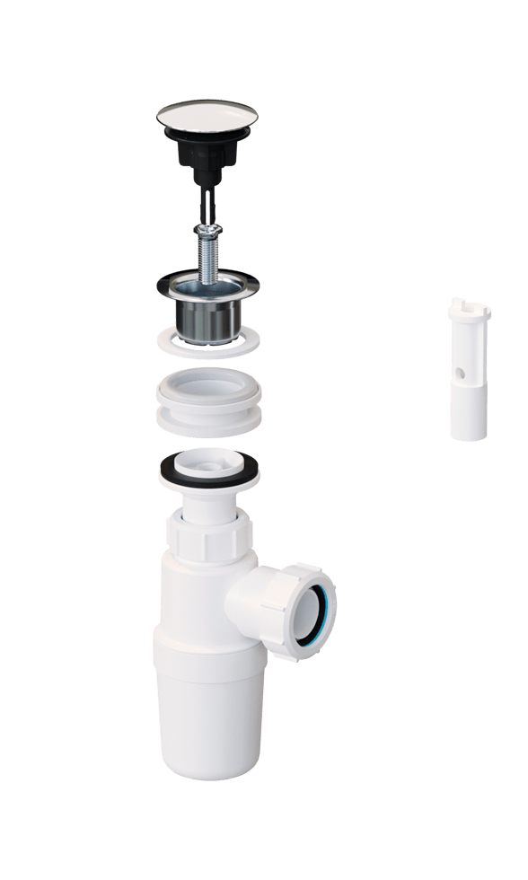 Basin Waste+Bottle Clicker 🅼ᶜBK1