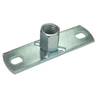 Rubber lined Steel Female Baseplate 10mm