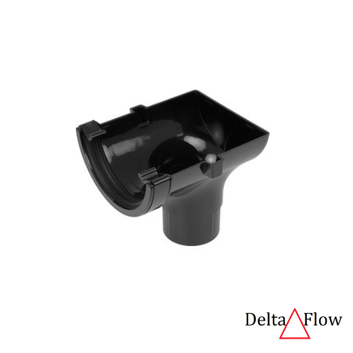 [12RB1CFE] Gutter 112-C OutLet-End●