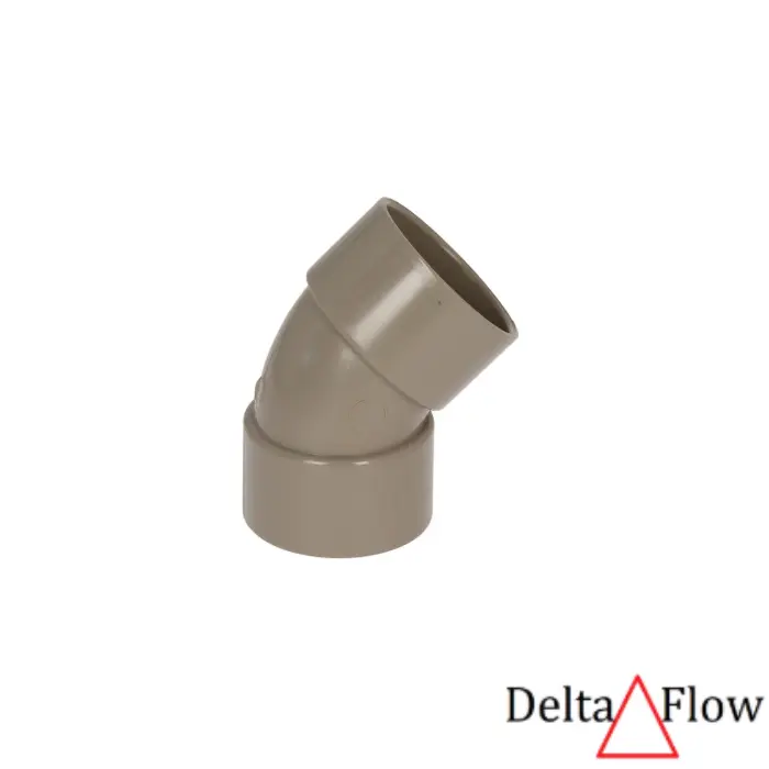 [124BB⟁ᵀ] Solvent Waste 40mm Obtuse 45°⟁ᵀGrey