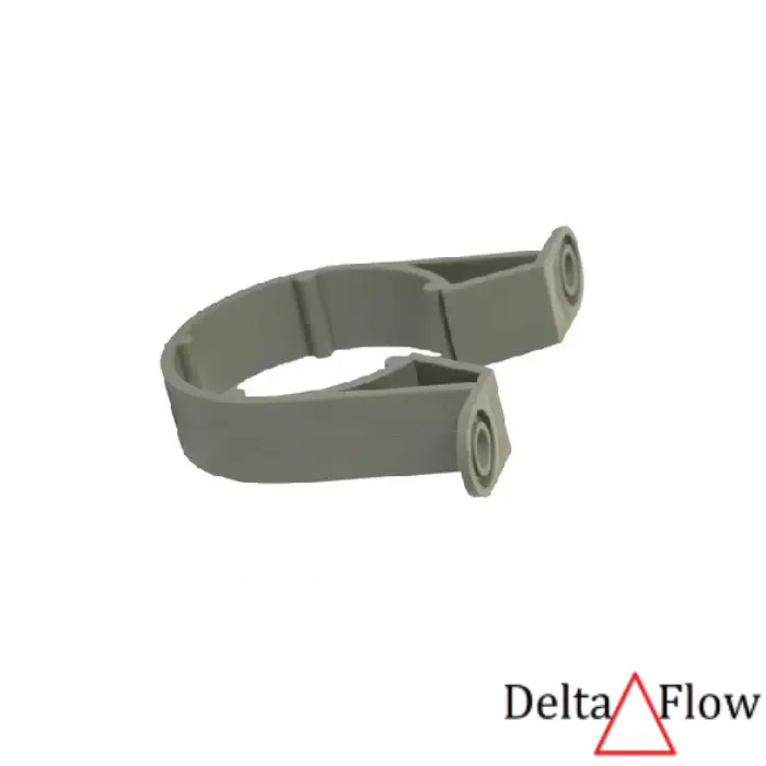 Solvent Waste 50mm Clip Ω⟁Grey