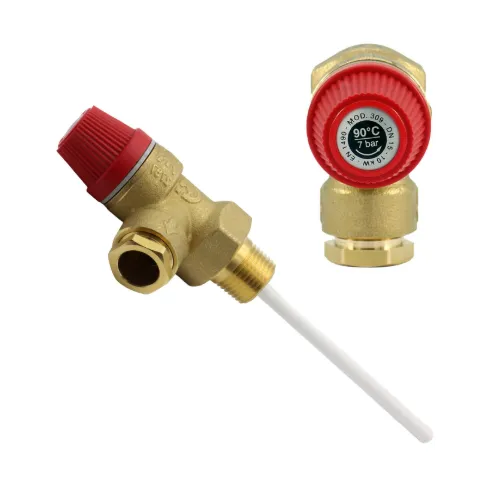 [14HA.TempValv] Temp Safety Val 7bar 309470 CST Red