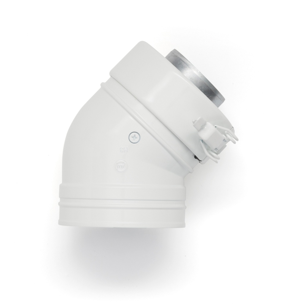 [174IGF4BBR] IntG Rapid Flue 100 Bend 45° 87616