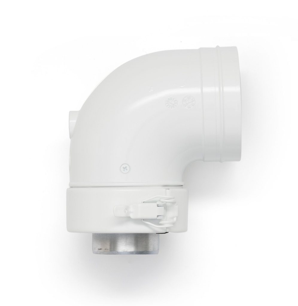[174IGF4BR] IntG Rapid Flue 100 Bend 90° 87617