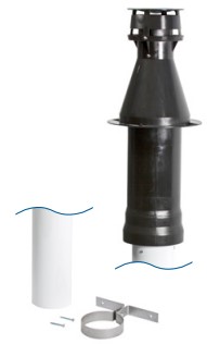 [174PTF4V] Pottn Flue 100 Vertical 5118576