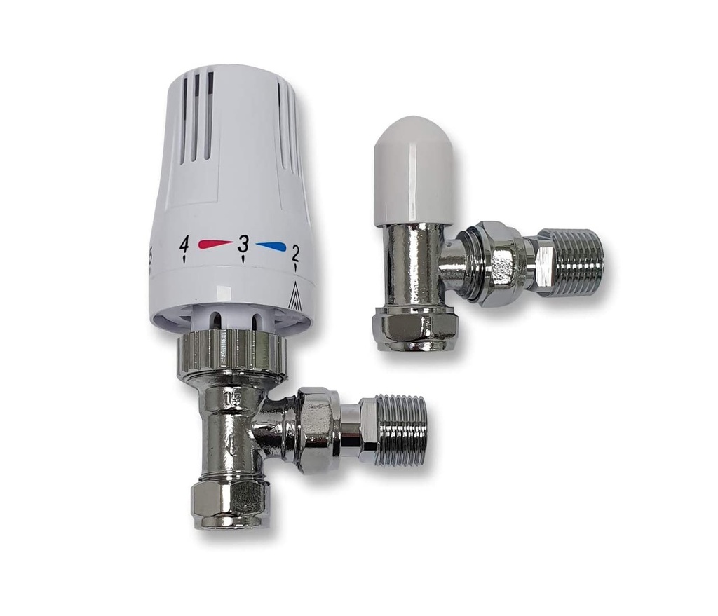 TRV Angle White K.Therm