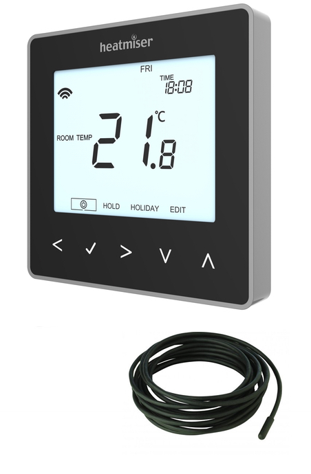 🕐+©° Electric Prog RoomStat Neo Black - 10114