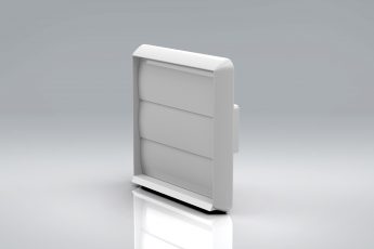 Duct1 110x54 Gravity Outlet White