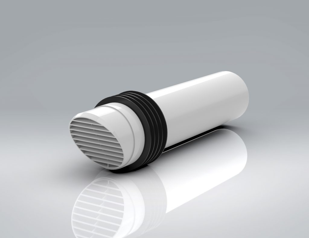 Duct4 100 High rise Install Kit White