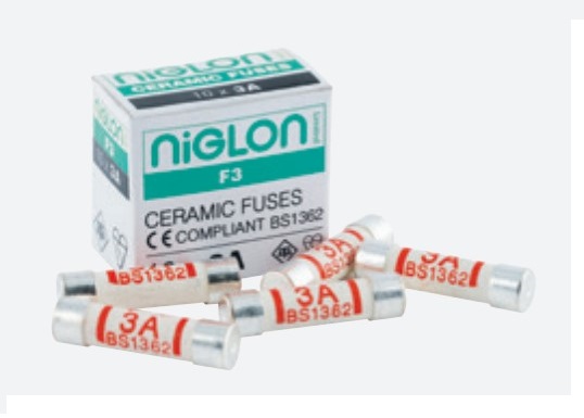 [22FP03] Fuse 3a 25mm Std Pk10