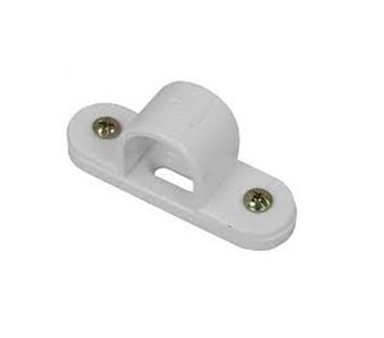 Conduit Saddle Clp 25mm Wh