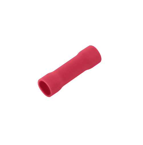 [24JCLCR15] Crimp Lug Butt 1.5mm Red 100pc QRB