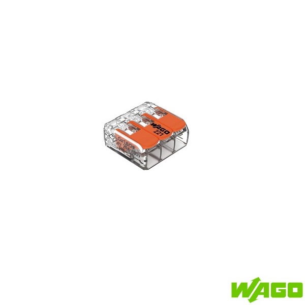 [24JCWL1413] WAGO Lever 3w Connector 32a 221-413 Each