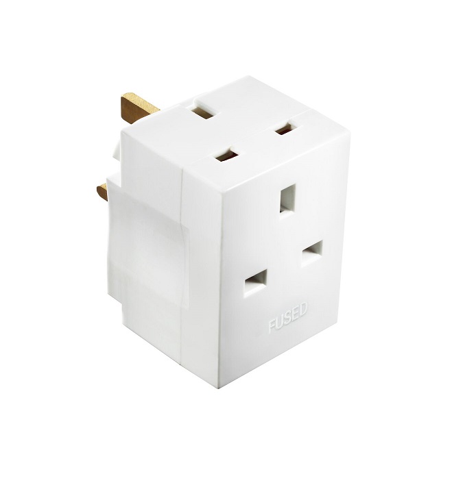 Plug 13a 3w Multi Wh MSF3/NK
