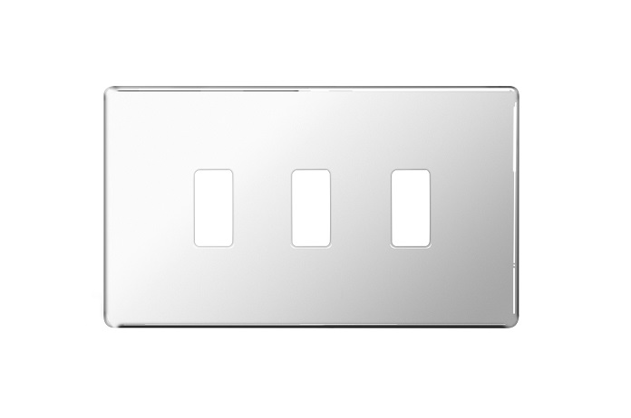 Bg Scr.Less Grid 3g Cover P.Chr RFPC3-01