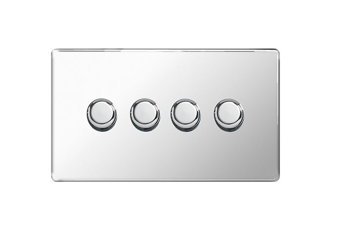 [25BCPc.04] Bg Scr.Less Dimmer 4g LED 50w PChrome FPC84