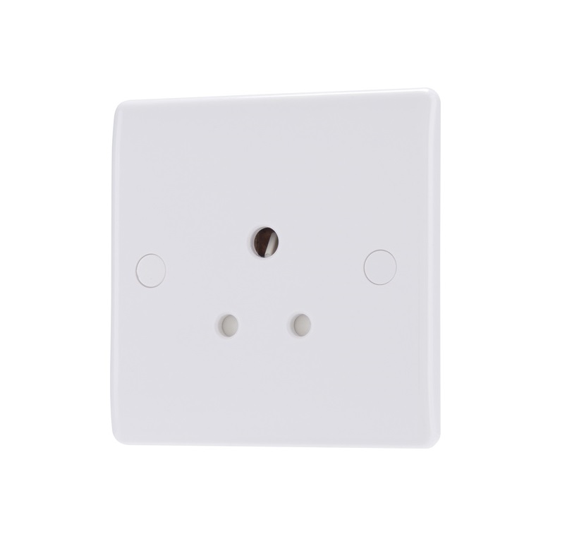 Bg.Curv Socket 5a 3pin Whi 829