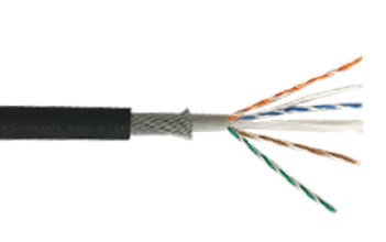 [23Cat6PeSwa-100] Data Cat6 100m U/UTP SWA BK (TO ORDER)