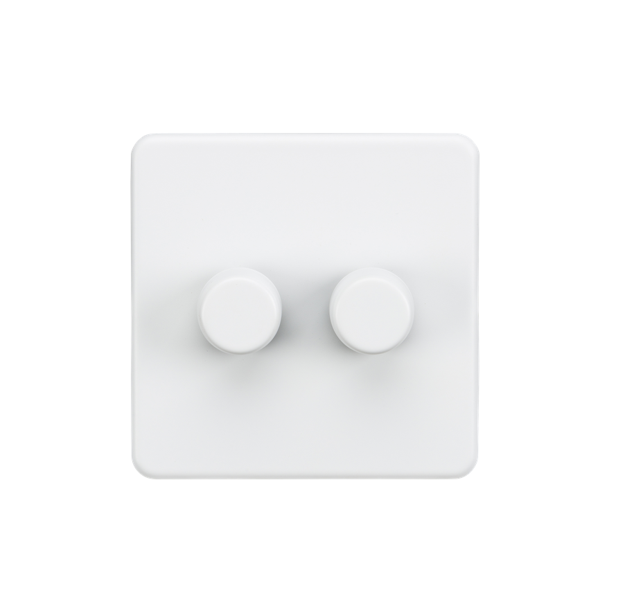 [25MLCMa.02] ML ScrLess Whi.Matt Dimmer 2g 5-150w SF2192MW
