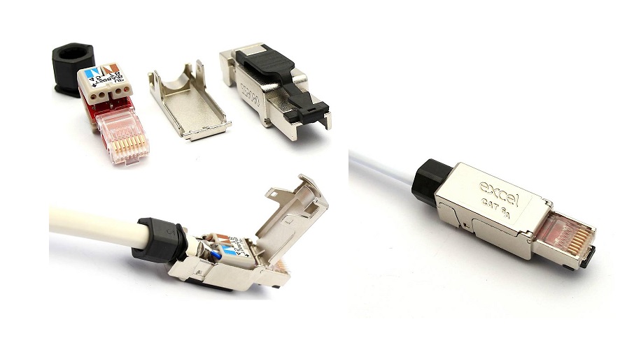[25MMC.RC.T.LESS] RJ45  Cat6a Tool-less Plug 100-140