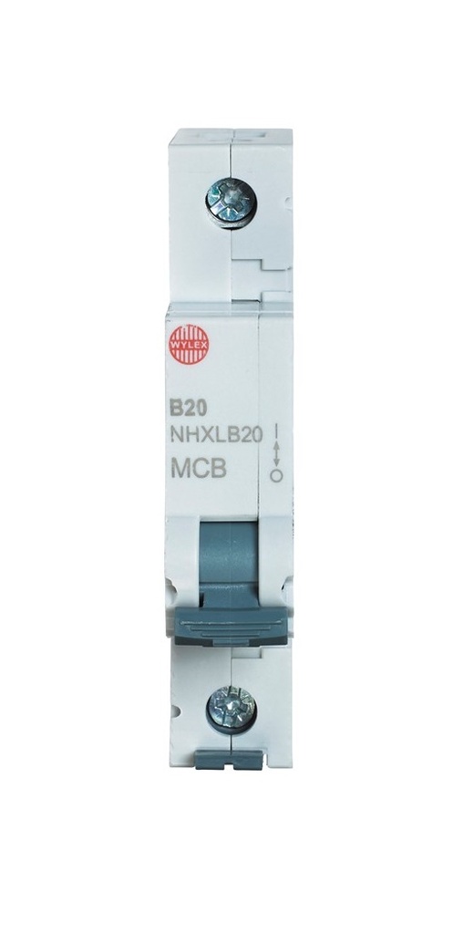 Wylex MCB 20a B curve 6ka