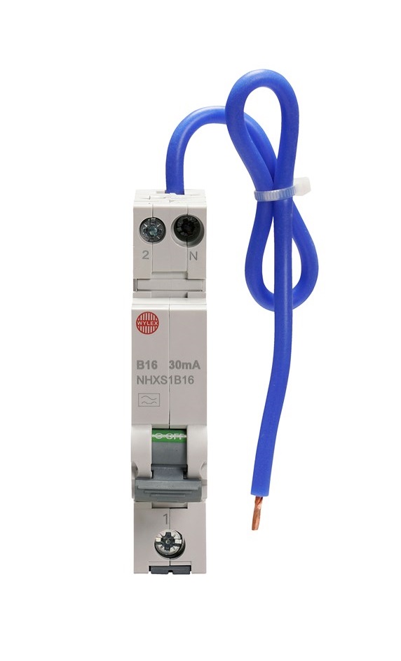 Wylex RCBO 16a B curve 6ka◍NHXS1B16