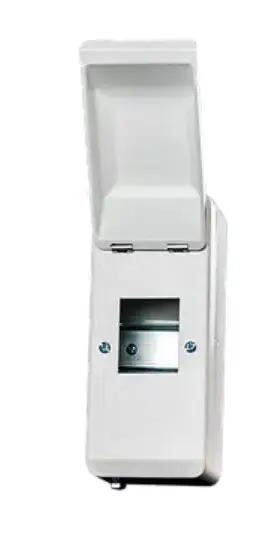 [27EN2M] Din Rail Enc 2Mod Metal WME2L/25 / MEC2M