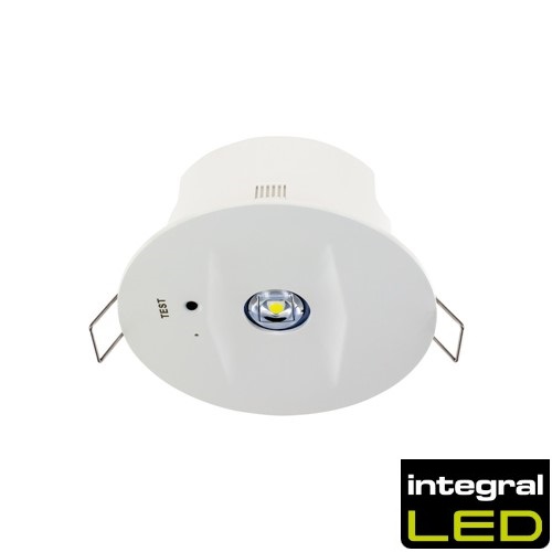 EMERG DLIGHT CW DL 3W OPEN/corridor dual 3YRS 85mm cutout ILEMDL020