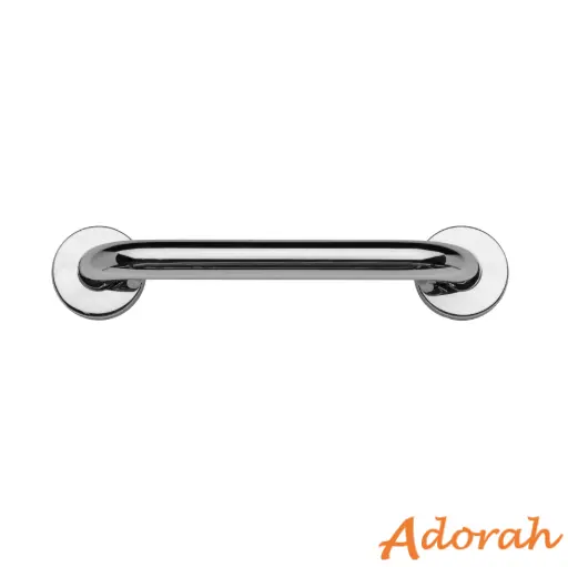 [48Cd.39110] Grab Bar 300 Stainless Plain IncFixings
