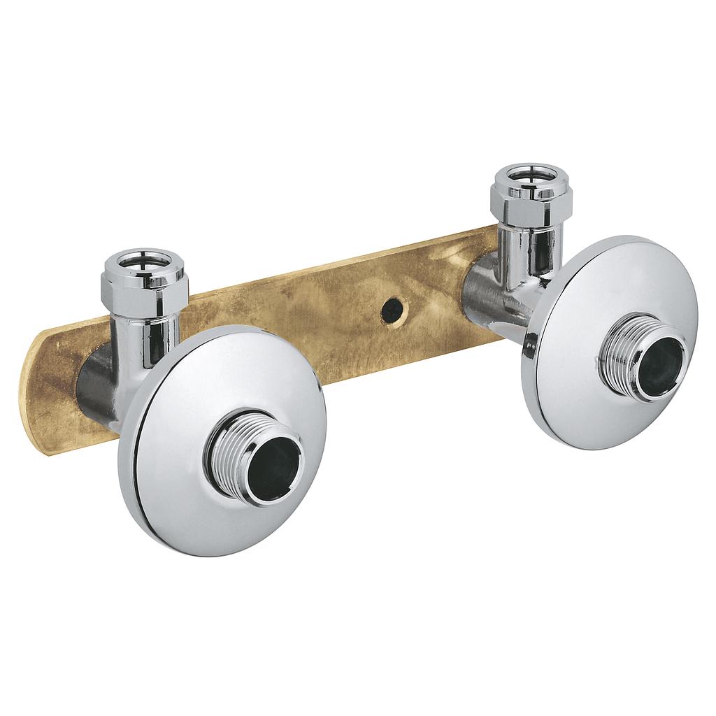 BSM Wall Plate 150 Centre 15mm 18153