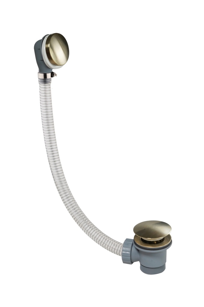 Vos Bath Waste Click Slim Brushed Brass
