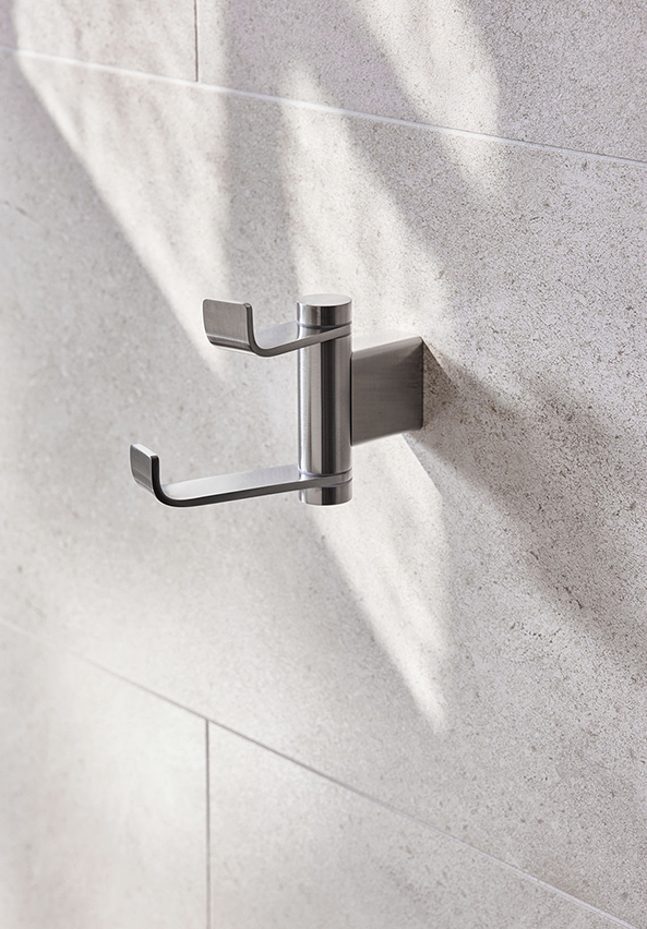 Miami Swivel Robe Hook S/Steel
