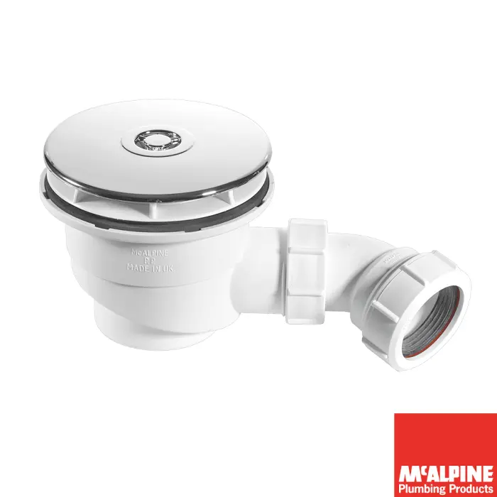 [413TMc.ST90CB10] Shower Waste/Trap Large Dome🅼ᶜST90CB10