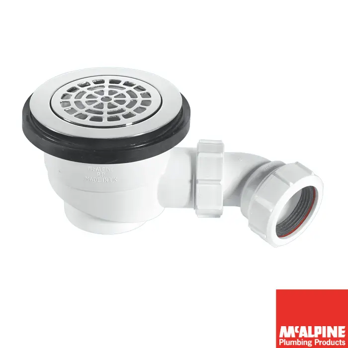 Shower Waste/Trap Large Flat🅼ᶜST90CPB-P