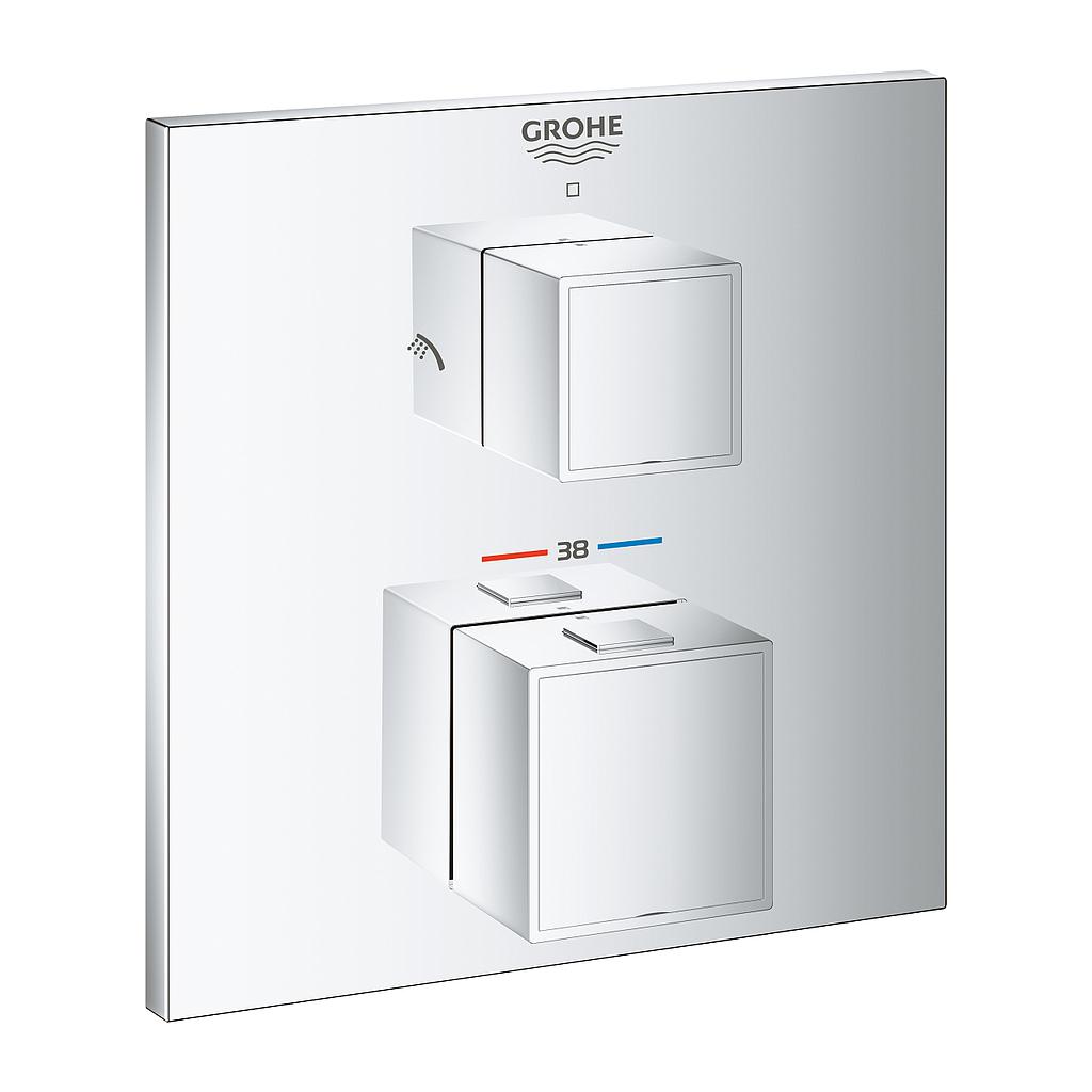 Cube Thermo 2way Trim Set Shower