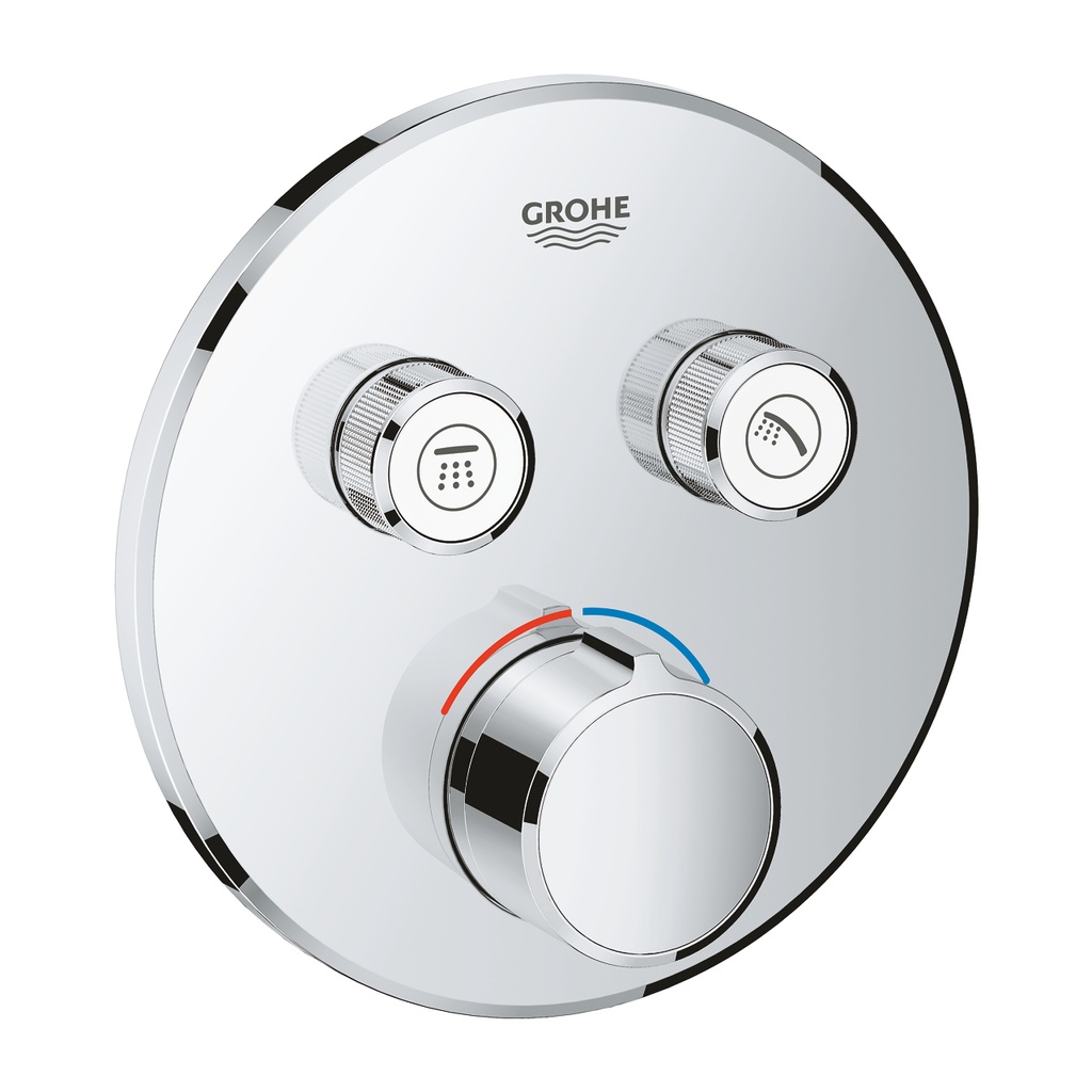[425Gr.29145] Smart Control Shower Mixer Manual 2Way Round