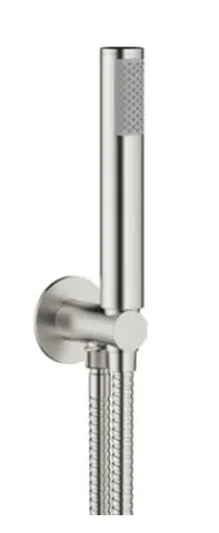 [426LKCr⦾PRO963V] MikePro Shower outlet Handset Kit S/S⛌