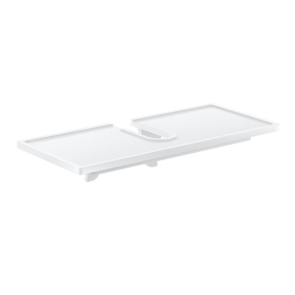 Easy reach tray Expossed shower